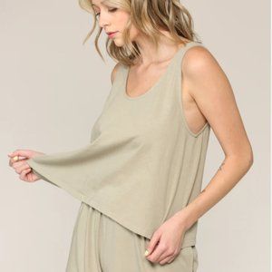 NWT Filosofia Flowy Cotton Tank Top
